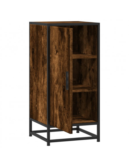 Credenza Rovere Fumo 35,5x35x76 cm in Truciolato