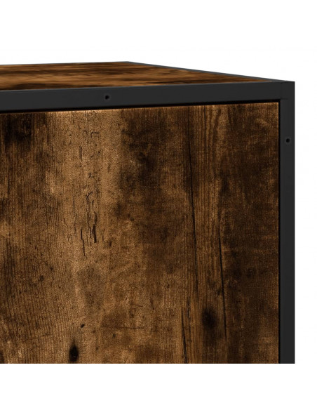 Credenza Rovere Fumo 35,5x35x76 cm in Truciolato