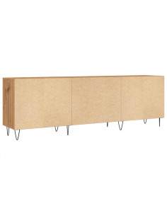 Mobile Porta TV Rovere Artigianale 150x30x50cm in Truciolato 2