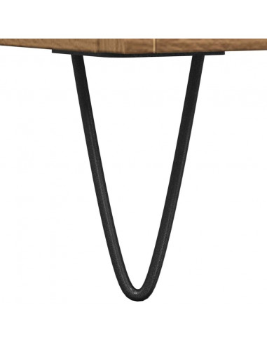 Mobile Porta TV Rovere Artigianale 150x30x50cm in Truciolato