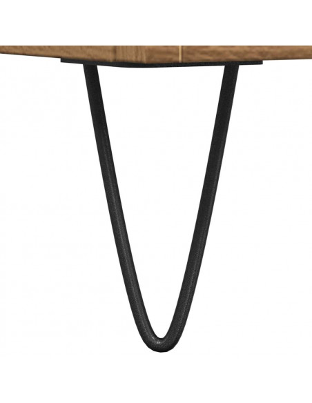 Mobile Porta TV Rovere Artigianale 150x30x50cm in Truciolato
