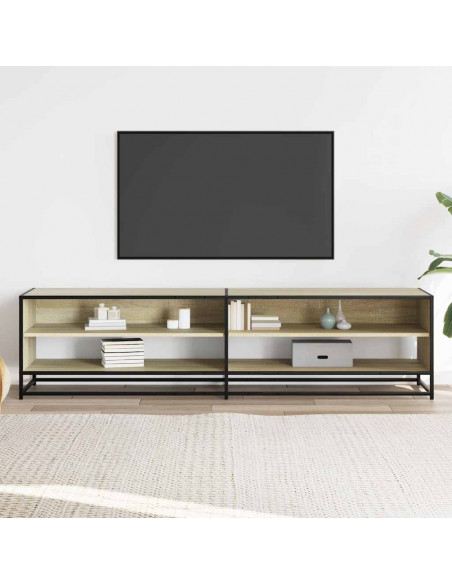 Mobile Porta TV Rovere Sonoma 180,5x40x46 cm in Truciolato