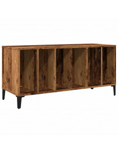 Mobile Porta Dischi Legno Antico 100x38x48 cm Legno Multistrato 2