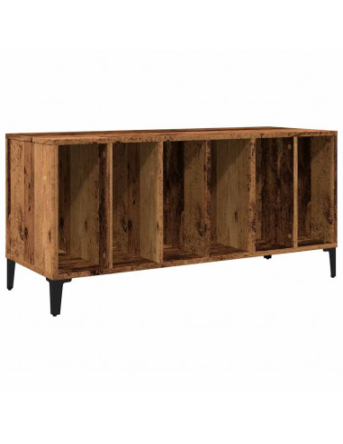 Mobile Porta Dischi Legno Antico 100x38x48 cm Legno Multistrato