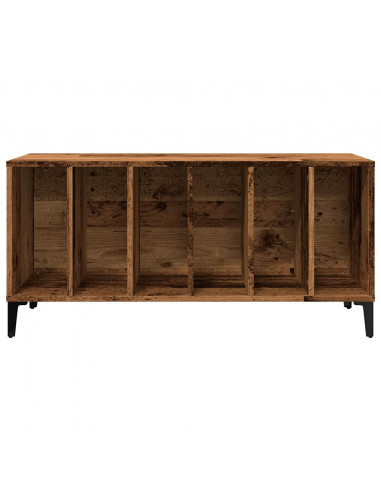Mobile Porta Dischi Legno Antico 100x38x48 cm Legno Multistrato