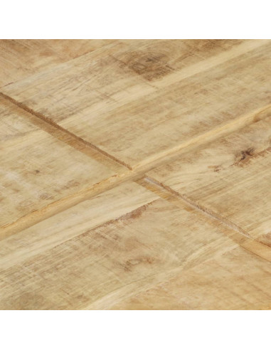 Tavolino da Caffè 80x80x28 cm in Legno Massello di Mango