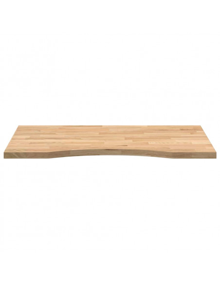 Piano Scrivania 80x60x2,5 cm Rovere Massello Non Trattato