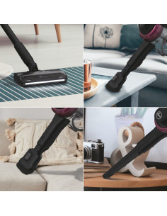 Hoover HF410H 011 Aspirapolvere elettrica Batteria Secco Micro Senza sacchetto 0,4 L 240 W Magenta 2,5 Ah 2
