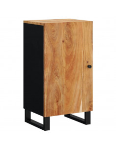 Credenza con Anta 40x31x75 cm in Legno Massello di Acacia 2