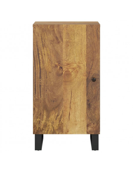 Credenza con Anta 40x31x75 cm in Legno Massello di Mango