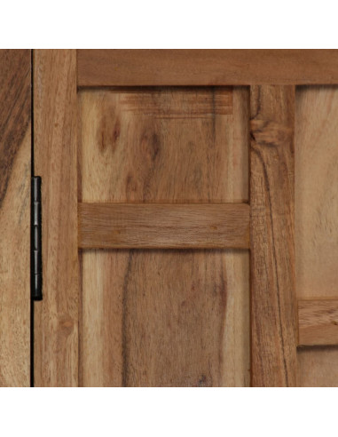 Credenza in Legno di Acacia 60x35x76 cm Marrone