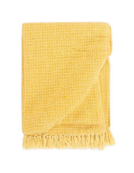 Copriletto in Cotone 160x210 cm Giallo Senape