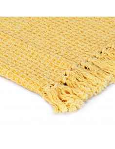 Copriletto in Cotone 160x210 cm Giallo Senape 2