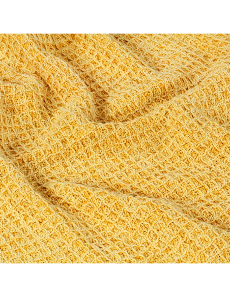 Copriletto in Cotone 160x210 cm Giallo Senape