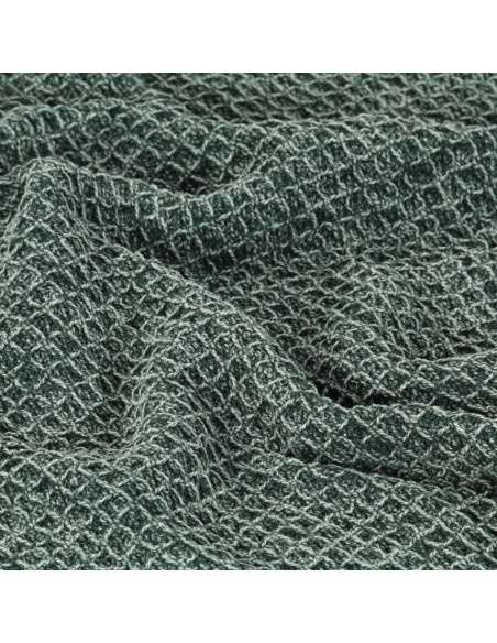 Copriletto in Cotone 160x210 cm Verde Scuro