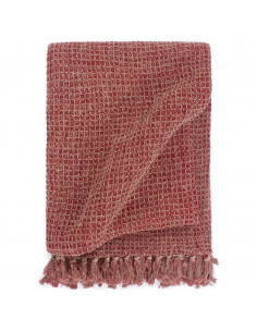 Copriletto in Cotone 220x250 cm Rosso Borgogna