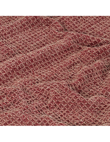 Copriletto in Cotone 220x250 cm Rosso Borgogna