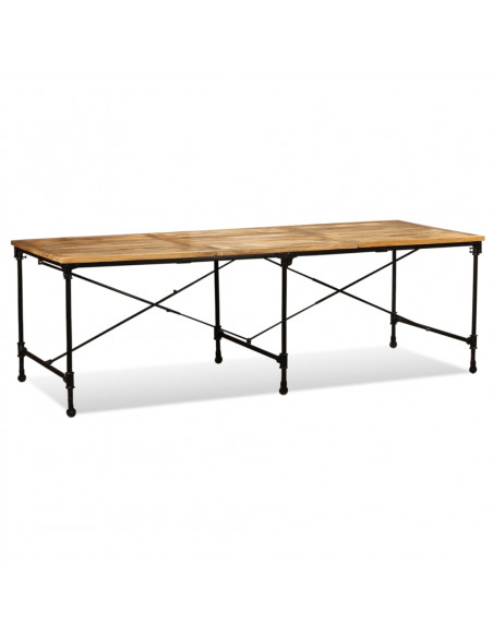 Tavolo da Pranzo in Legno Massello di Mango 240 cm