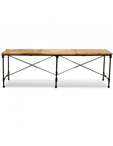 Tavolo da Pranzo in Legno Massello di Mango 240 cm