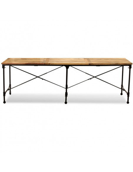 Tavolo da Pranzo in Legno Massello di Mango 240 cm