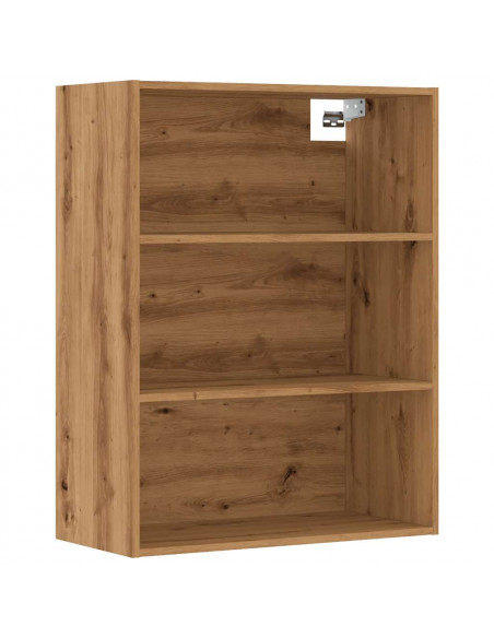 Armadietto Pensile Rovere Artigianale 69,5x32,5x90 cm