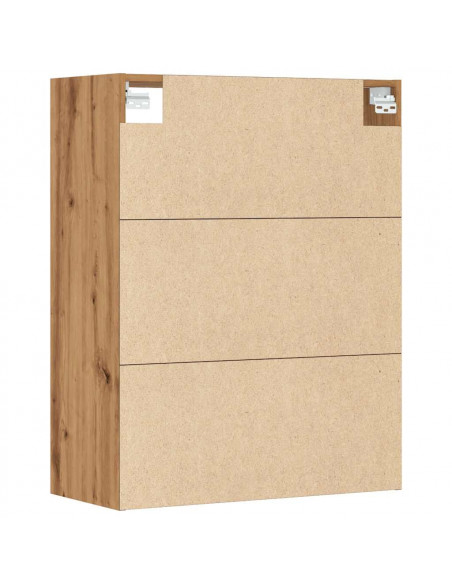Armadietto Pensile Rovere Artigianale 69,5x32,5x90 cm