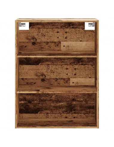 Armadietto Pensile Legno Antico 69,5x32,5x90 cm