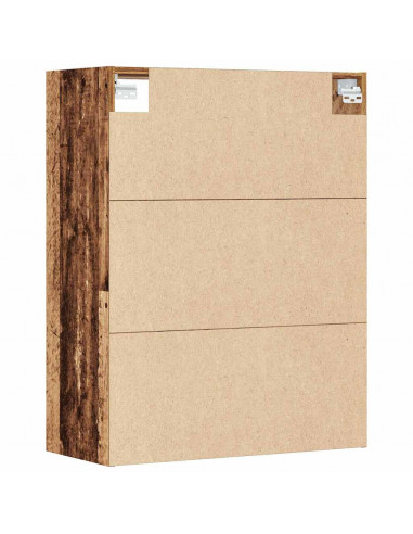 Armadietto Pensile Legno Antico 69,5x32,5x90 cm