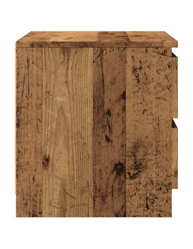 Comodino Legno Antico 50x40x43.5 cm in Legno Multistrato