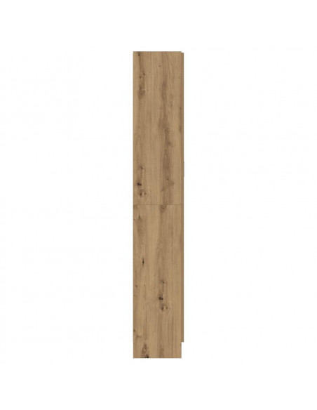 Credenza Alta Rovere Artigianale 82,5x30,5x185 cm in Truciolato