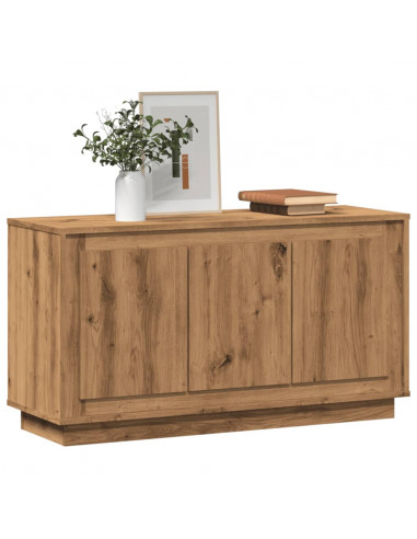 Credenza Rovere Artigianale 102x35x55 cm in Legno Multistrato