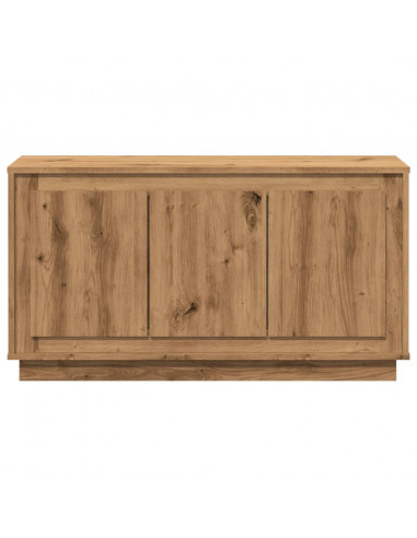 Credenza Rovere Artigianale 102x35x55 cm in Legno Multistrato