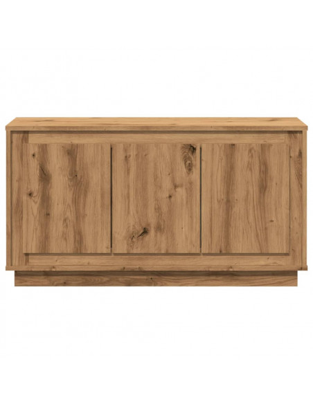 Credenza Rovere Artigianale 102x35x55 cm in Legno Multistrato