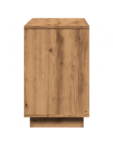 Credenza Rovere Artigianale 102x35x55 cm in Legno Multistrato