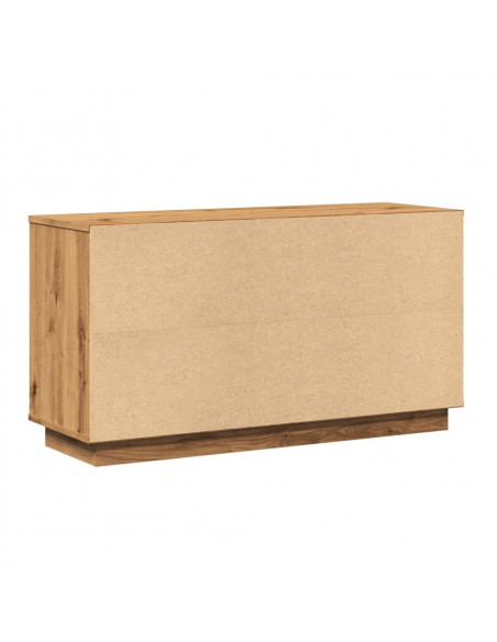 Credenza Rovere Artigianale 102x35x55 cm in Legno Multistrato