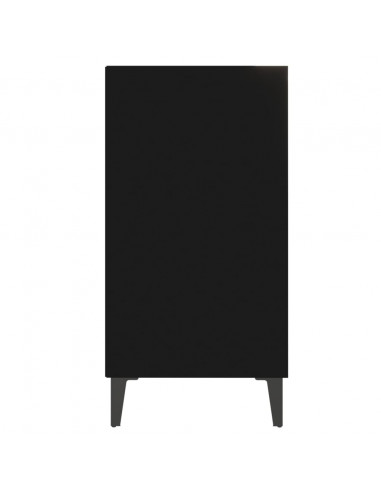 Credenza Nera 57x35x70 cm in Legno Multistrato