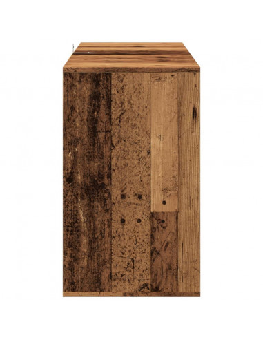 Credenza Legno Antico 120x41x75 cm in Legno Multistrato