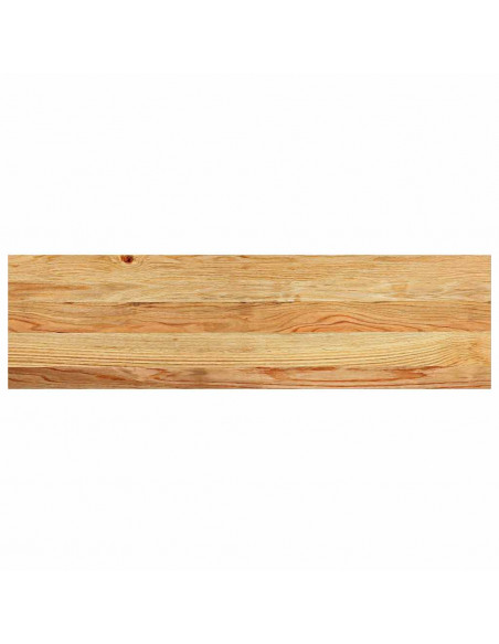 Gradini 8 pz Marrone Chiaro 90x25x2 cm Legno Massello Rovere