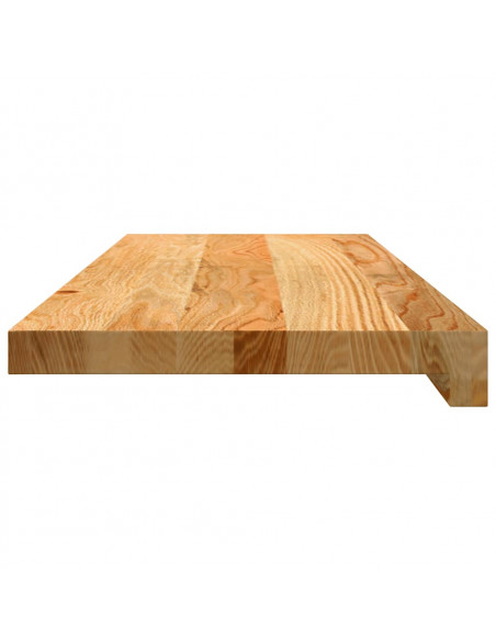 Gradini 8 pz Marrone Chiaro 70x25x2 cm Legno Massello Rovere