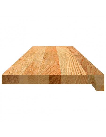 Gradini 8 pz Marrone Chiaro 100x30x2 cm Legno Massello Rovere
