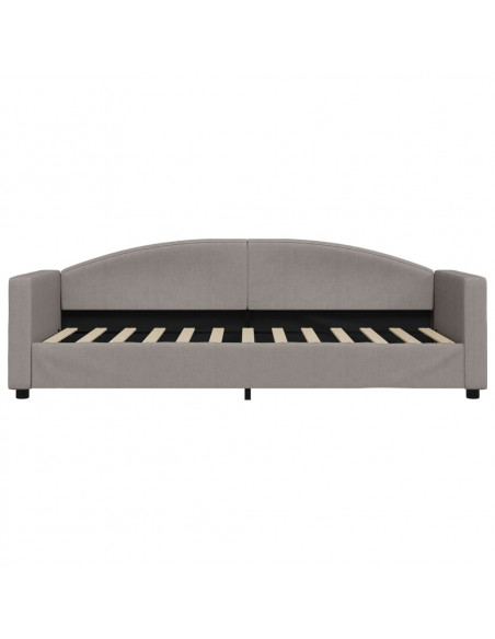 Letto da Giorno Tortora 80x200 cm in Tessuto