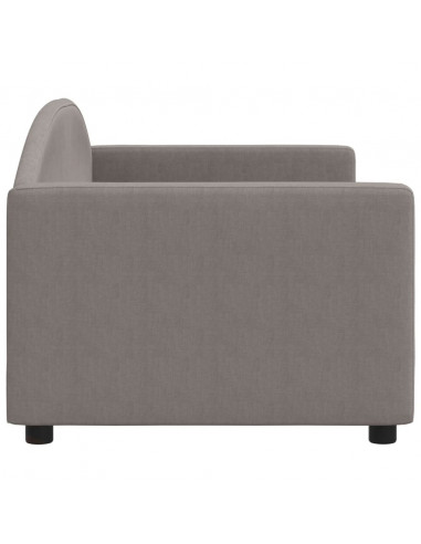 Letto da Giorno Tortora 80x200 cm in Tessuto