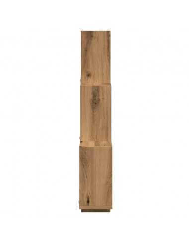 Mensola a Muro a Cubo Artigianale 78x15x93 cm Legno Multistrato