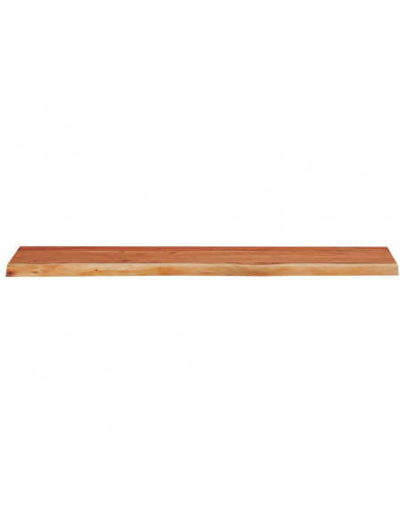 Mensola a Muro 90x30x3,8cm Rettangolare Legno Acacia Bordi Vivi