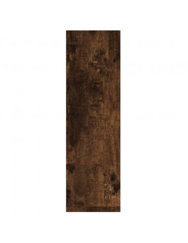 Mensole da Parete 2pz Rovere Fumo 50x15x50 cm Legno Multistrato