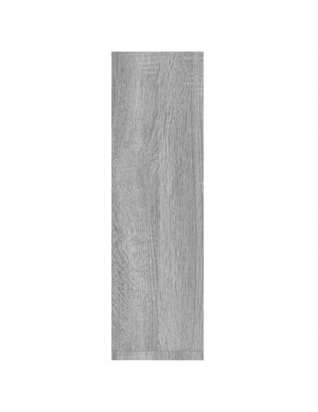 Mensole a Parete 2pz Grigio Sonoma 50x15x50cm Legno Multistrato