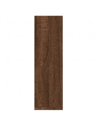 Mensole Parete 2pz Rovere Marrone 50x15x50 cm Legno Multistrato