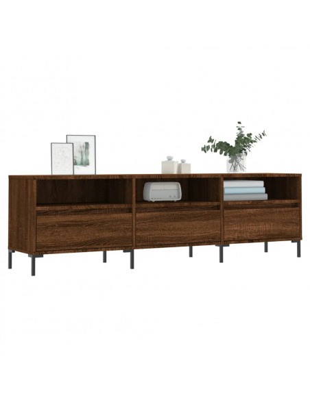 Mobile Porta TV Rovere Marrone 150x30x44,5 cm Legno Multistrato