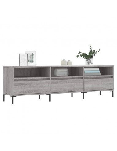 Mobile Porta TV Grigio Sonoma 150x30x44,5 cm Legno Multistrato