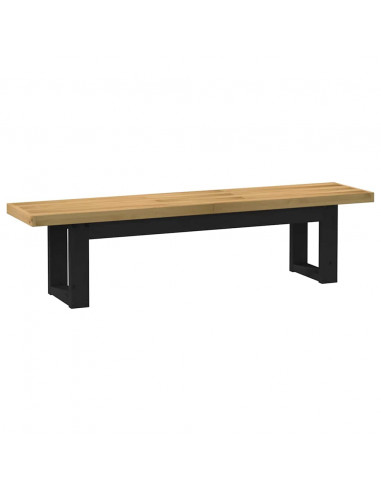 Panca Pranzo NOAIN Gambe a Forma U 180x40x45 cm Legno Massello